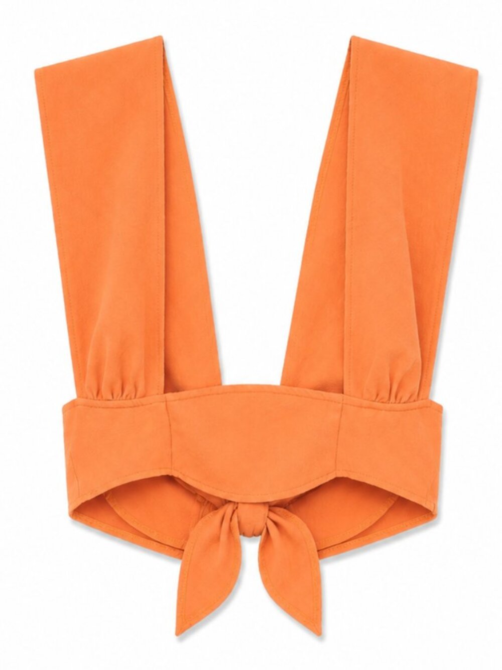 PrettyLittleThing Vibrant Orange Infinity Top, Size 8